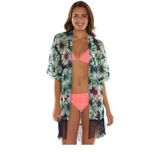 🎉🎉FLORAL OPEN FRONT COVER UP🎉